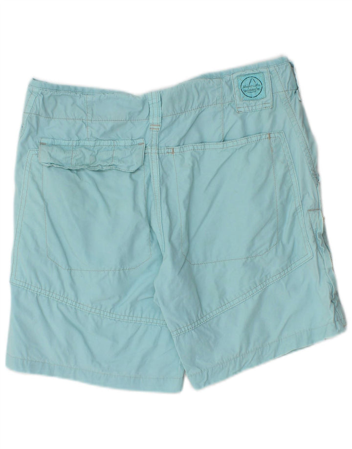 Murphy & Nye Herre Sailmakers Casual Shorts W31 Medium Blue Cotton