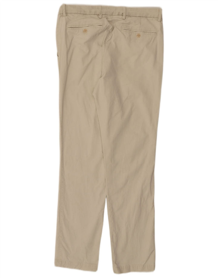 Gap Herre Slim Chino Bukser W34 L32 Off White Bomuld