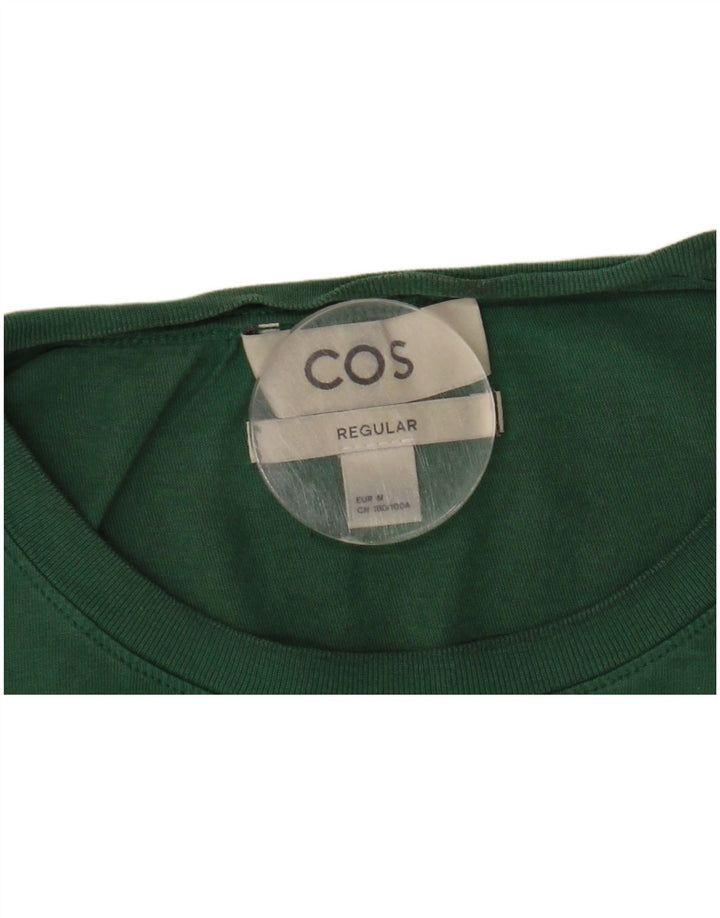 Cos Herre Regular T-Shirt Top Medium Grøn