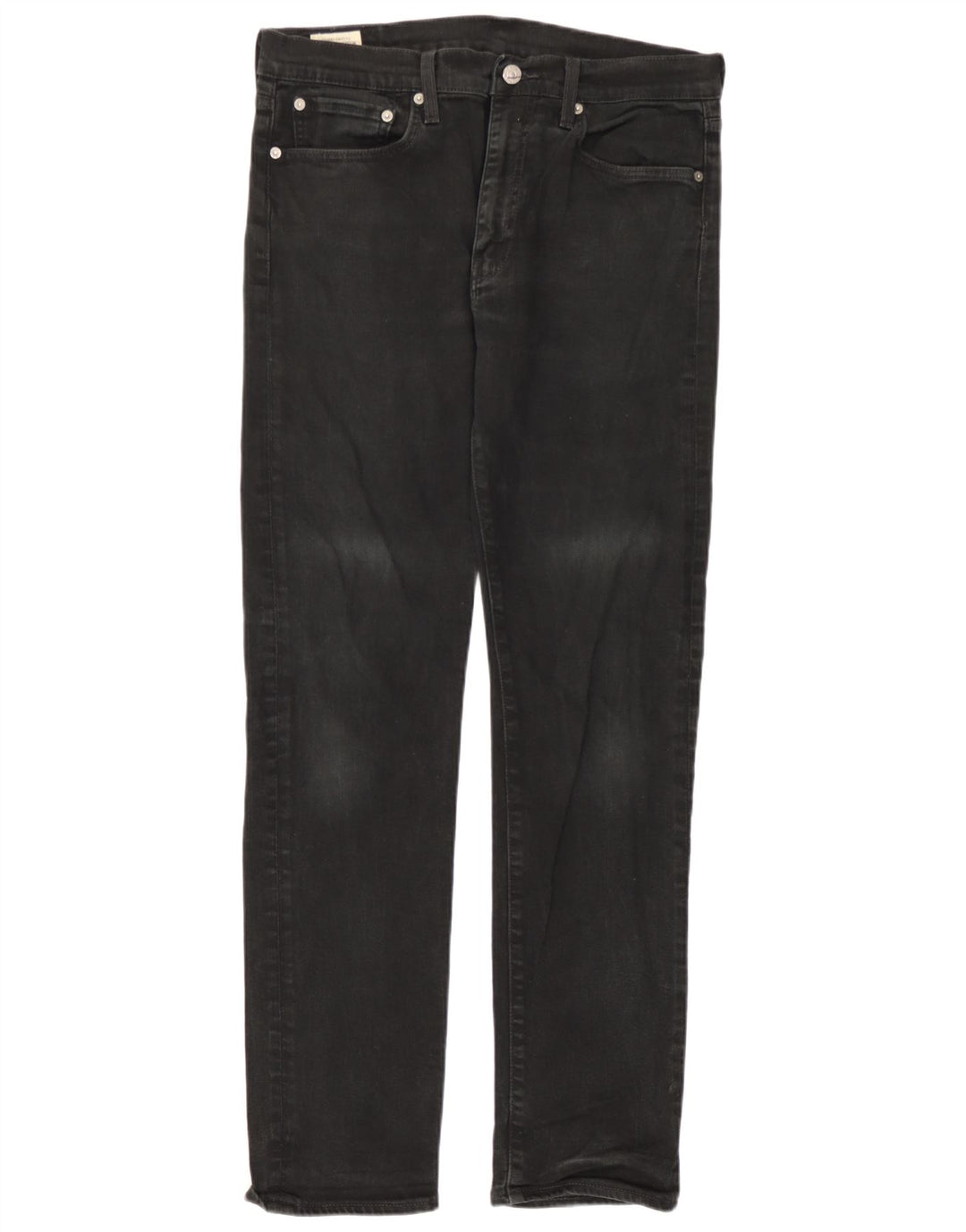 Levi's Herre 502 tilspidsede jeans W33 L31 sort bomuld