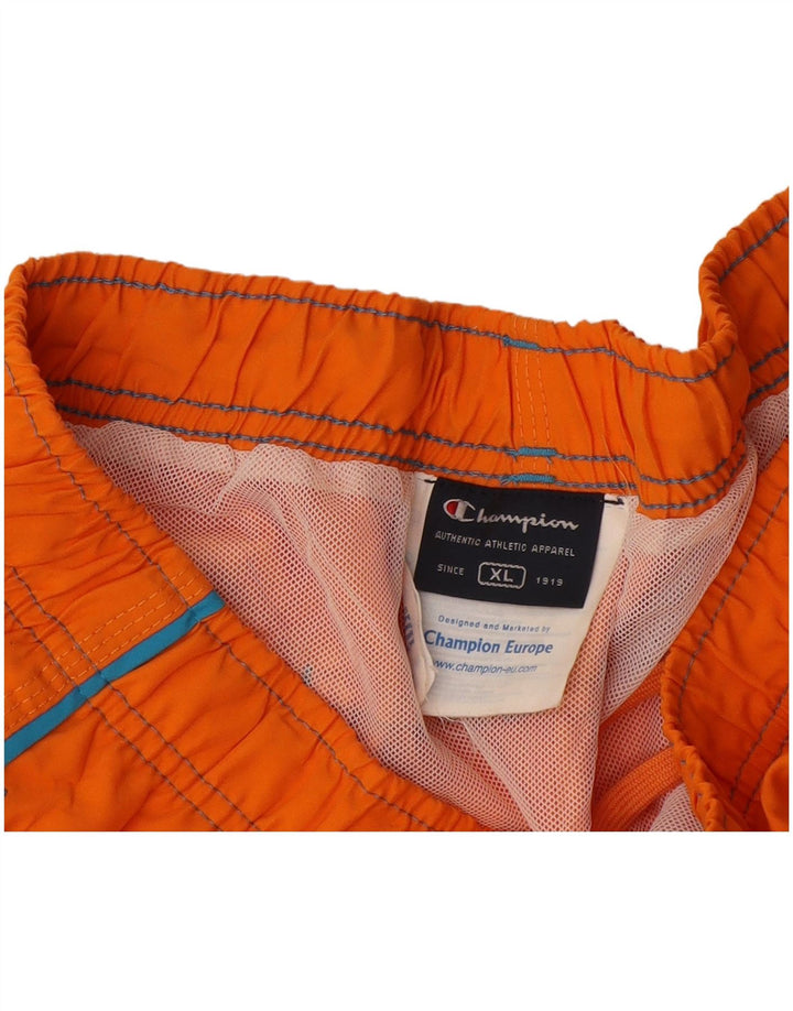 Champion Herre grafiske svømmeshorts XL orange polyester