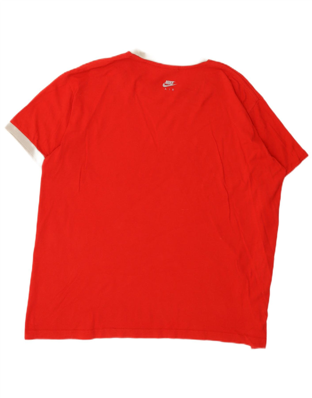 Nike grafisk t-shirt top til mænd XL rød bomuld