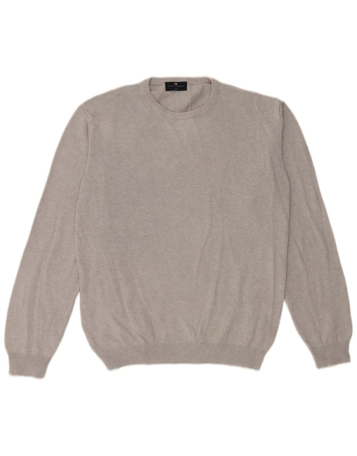 Marks & Spencer Herretrøjetrøje med rund hals, UK 38/40 Mellemgrå