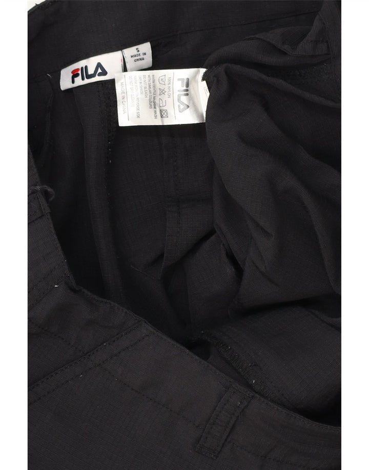 FILA Herre Cargo Shorts Small W32 Sort Polyester