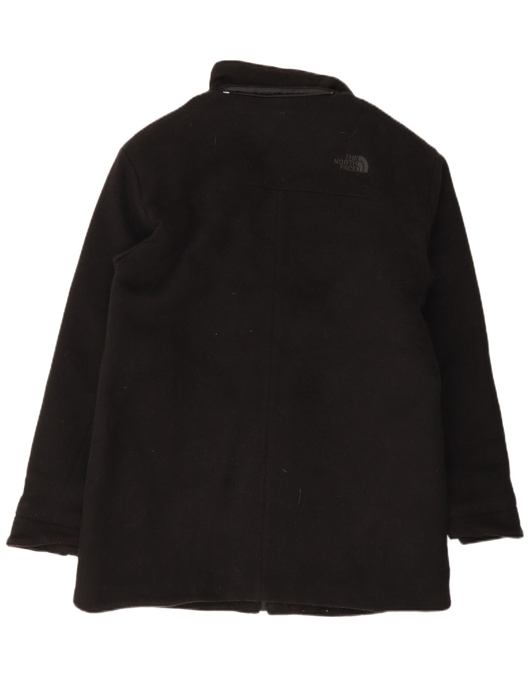 The North Face Herre Overfrakke UK 38 Medium Black Wool