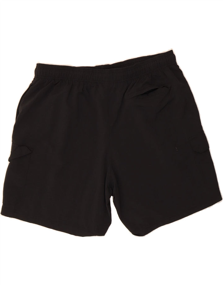 CHAMPION Mens Sport Shorts XL Black Polyester Vintage Champion and Second-Hand Champion from Messina Hembry 