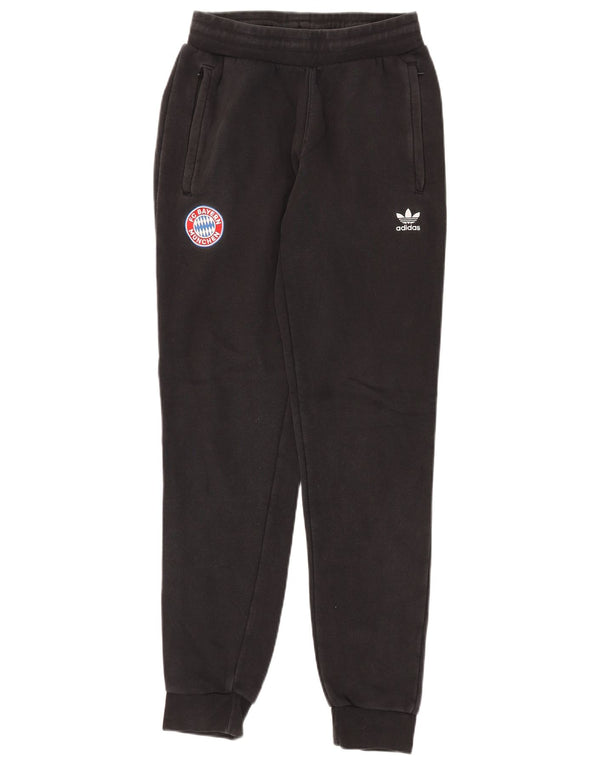 Adidas Dame FC Bayern Munchen Træningsdragt Bukser Joggers UK 8 Small Black