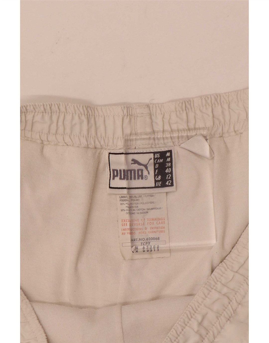 Puma sportsshorts til kvinder UK 12 Medium White Polyester