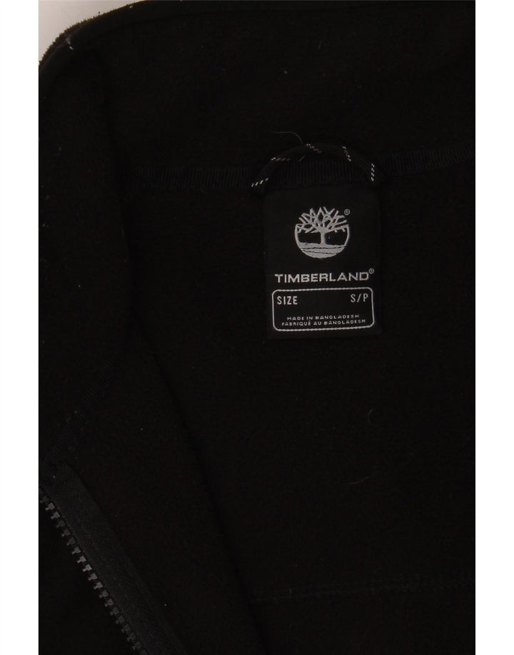 TIMBERLAND Dame Oversized Fleecejakke UK 10 Lille Sort