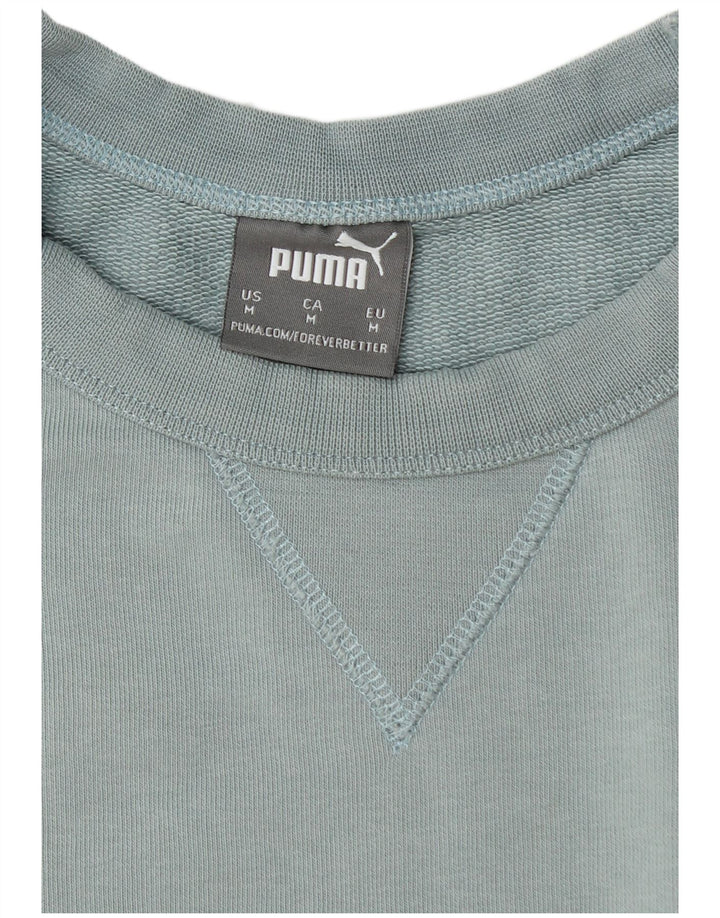 PUMA Mens Sweatshirt Jumper Medium Blue