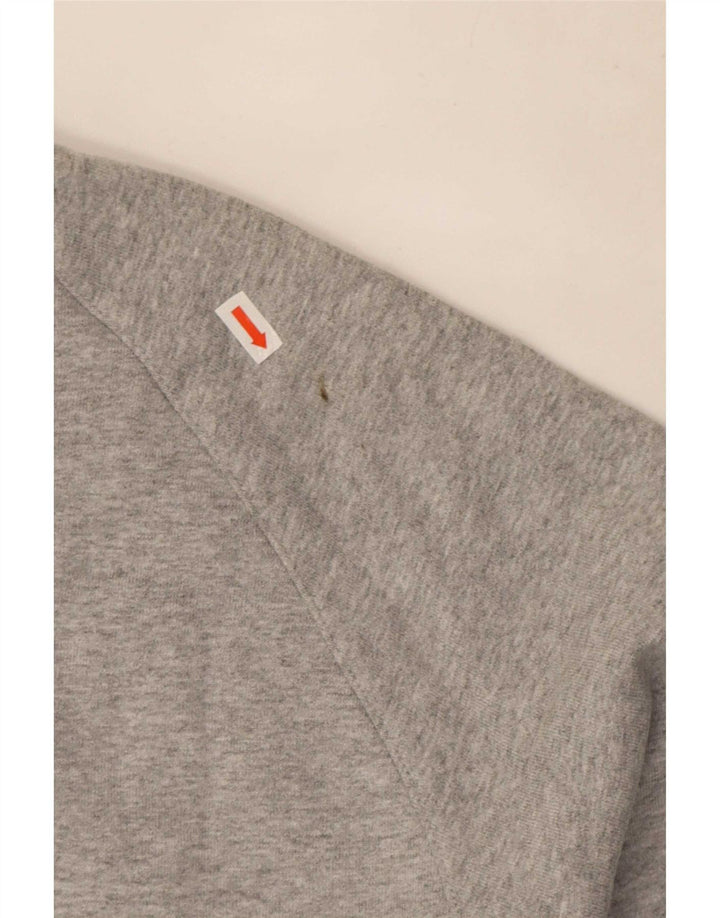 Adidas Sweatshirt-trøje til mænd, stor grå flækket bomuld