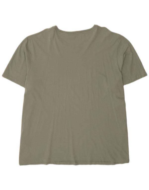 Jack & Jones Herre Grafisk T-Shirt Top 3XL Grøn Bomuld