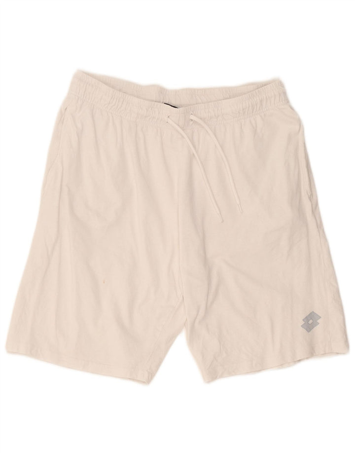 Lotto Herre Sportshorts Stor Hvid Bomuld