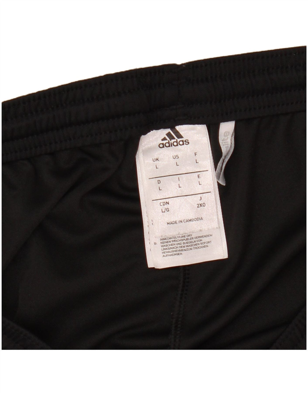 ADIDAS Herre Climalite Sportshorts Stor sort polyester