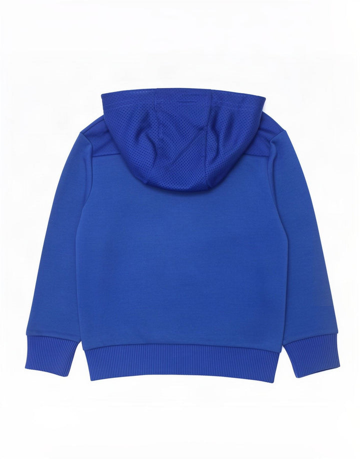 Adidas Grafisk hættetrøje til drenge 5-6 år blå polyester