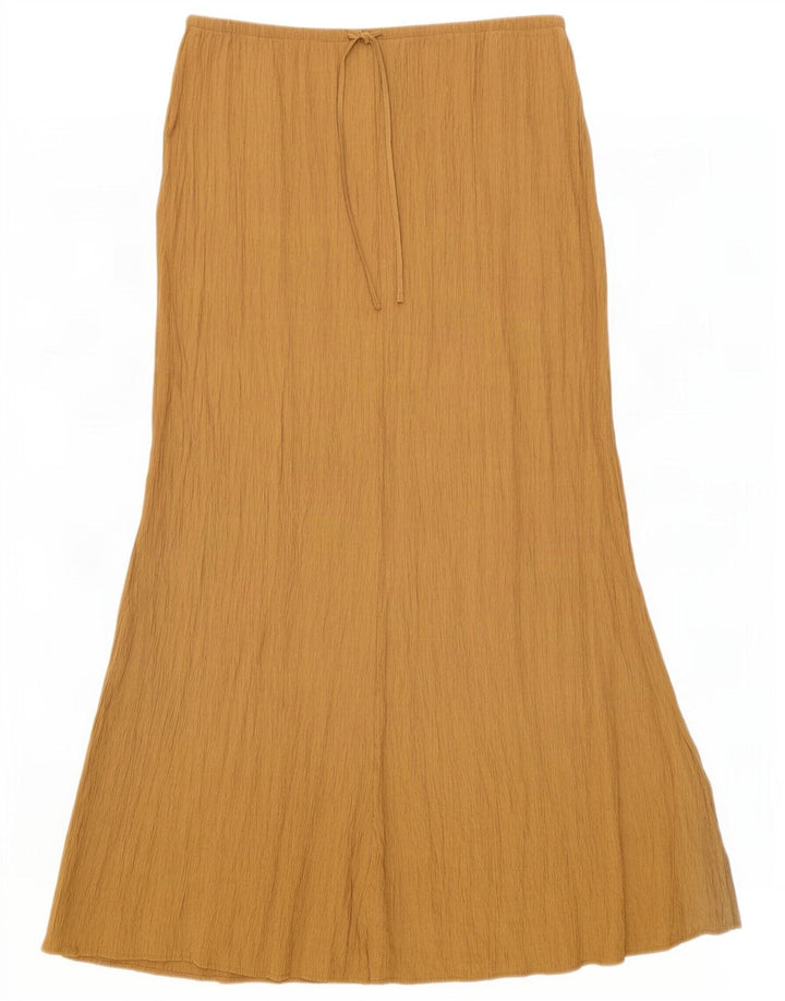 Zara Dame Maxi Nederdel Medium W28 Beige Viscose