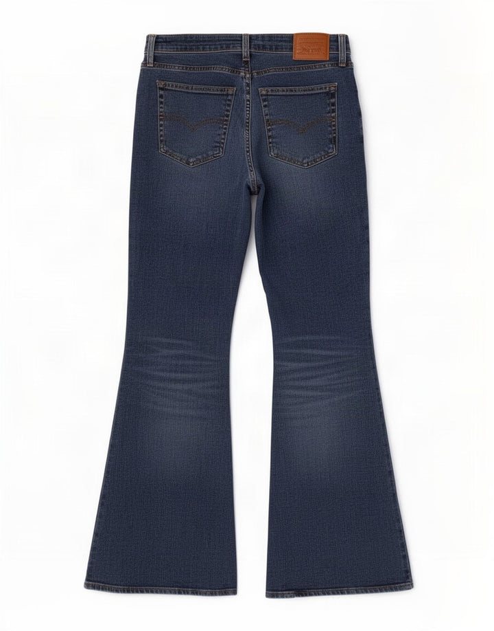 Levi's Dame 726 Flared Jeans W30 L30 Blå Bomuld