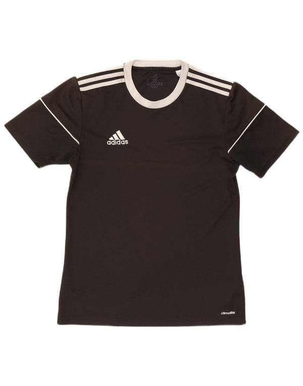 ADIDAS Herre Climalite T-Shirt Top XS Sort Polyester