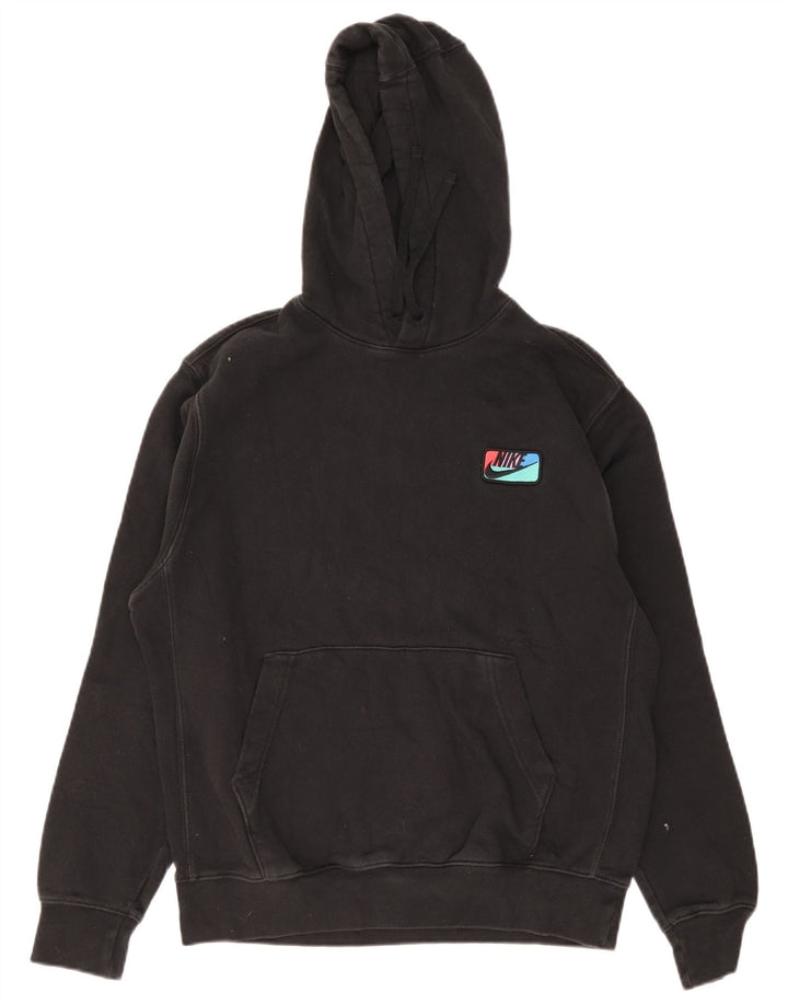 Nike Herre hættetrøje Jumper Medium Sort Bomuld