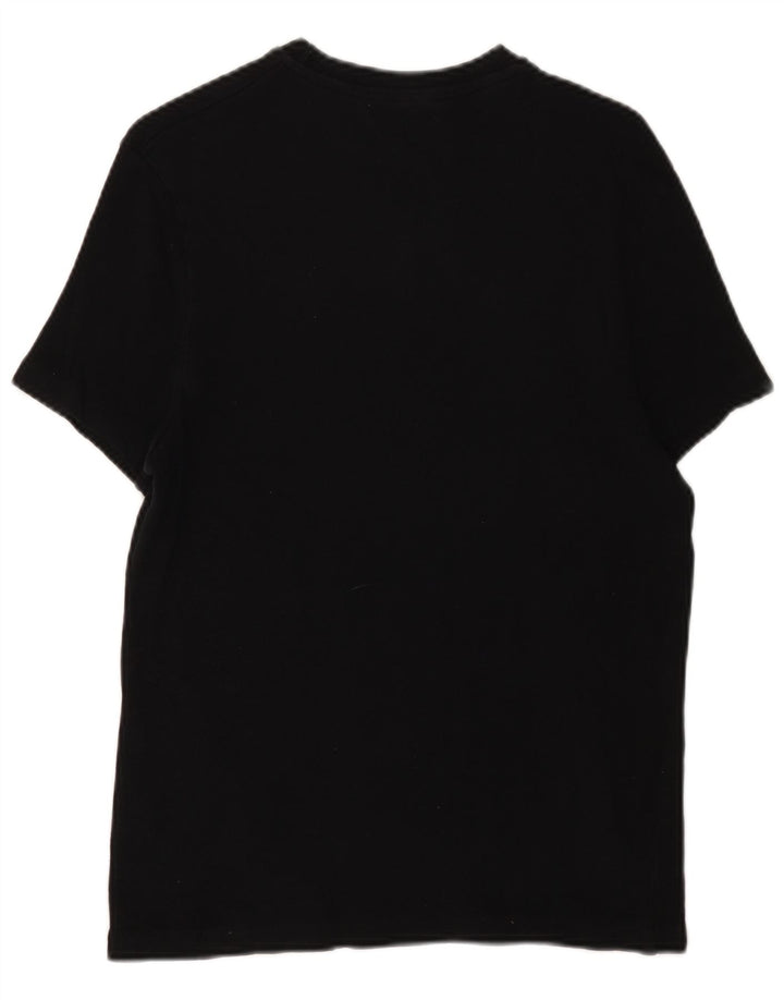 Zara Dame T-Shirt Top UK 10 Lille Sort