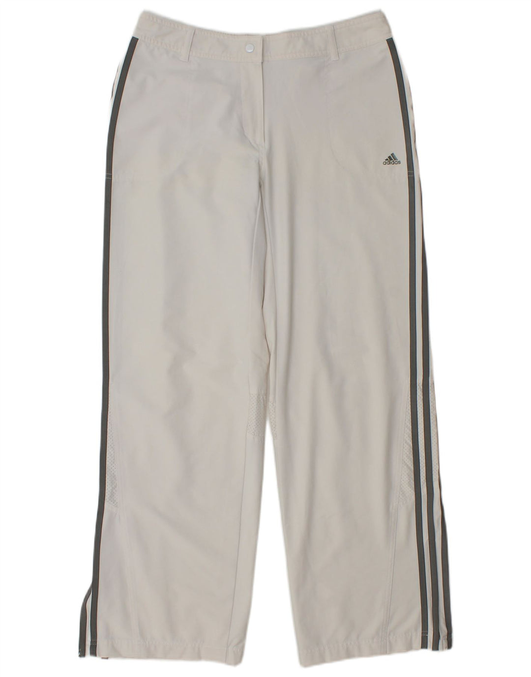 ADIDAS Womens Clima 365 Træningsdragt Bukser UK 12 Medium White Nylon