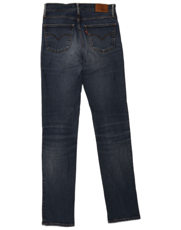 Levi's Dame 724 Højtaljede lige jeans W26 L32 Blå Lyocell
