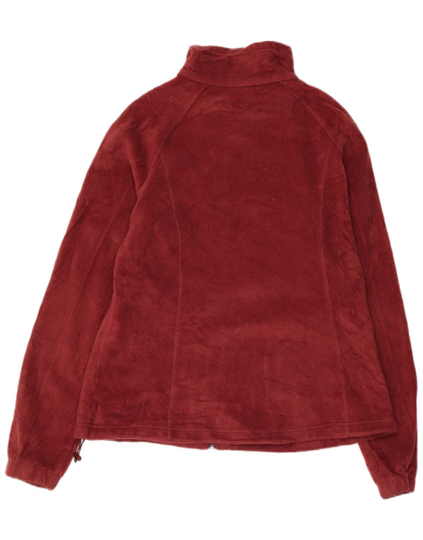 COLUMBIA Fleecejakke til kvinder UK 18 XL Burgundy Polyester