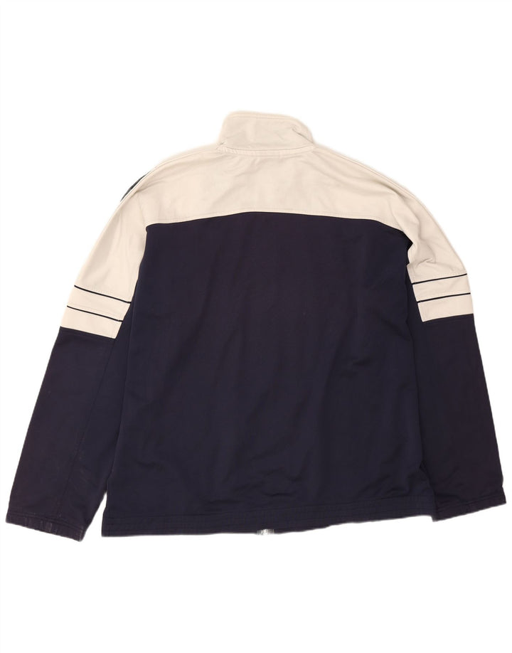 Asics Træningsdragt til mænd Top jakke 2XL Navy Blue Colourblock