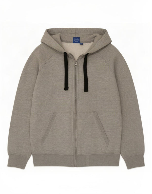 Adidas Dame Hættetrøje Sweater UK 14 Medium Grey Bomuld