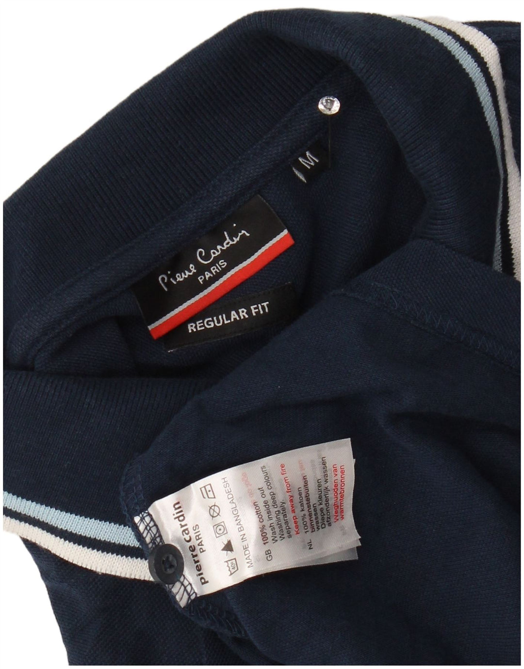 Pierre Cardin Herre Regular Fit Polo Shirt Medium Navy Blue Bomuld