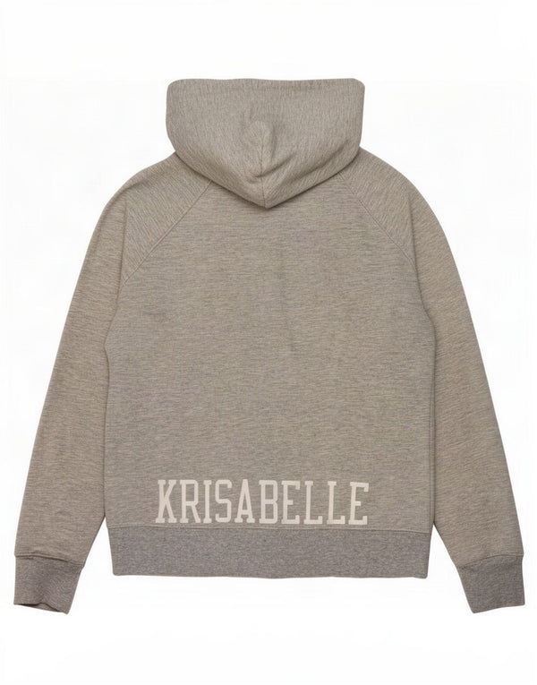 Gap Dame Krisabelle Grafisk Hættetrøje Sweater med lynlås UK 16 Stor Grå Flecked