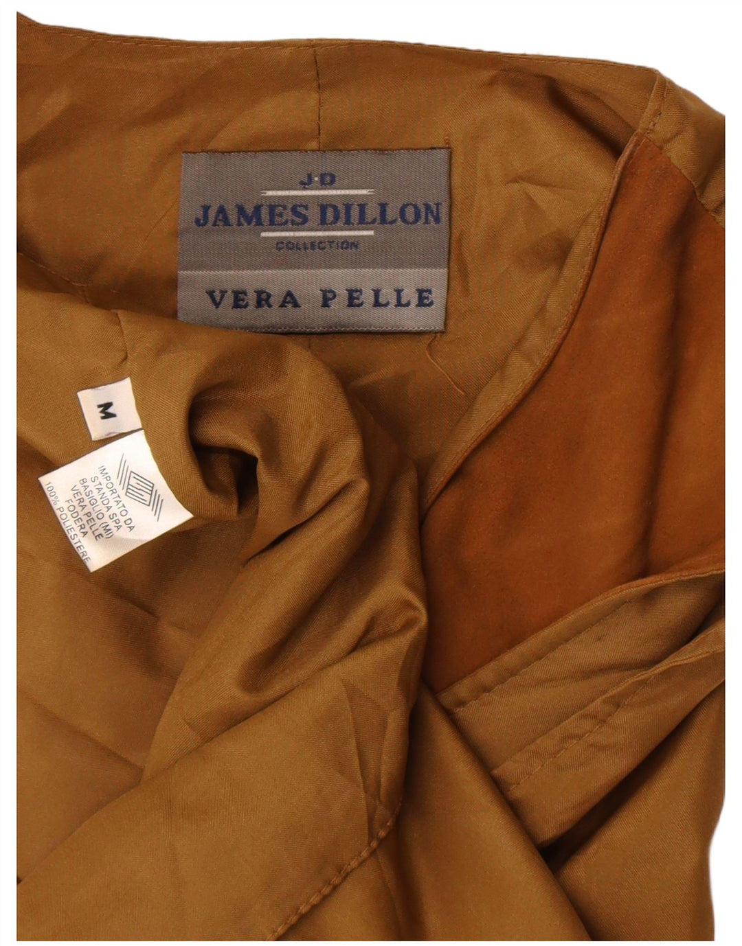James Dillon Herre ruskindsvest Medium Beige Læder
