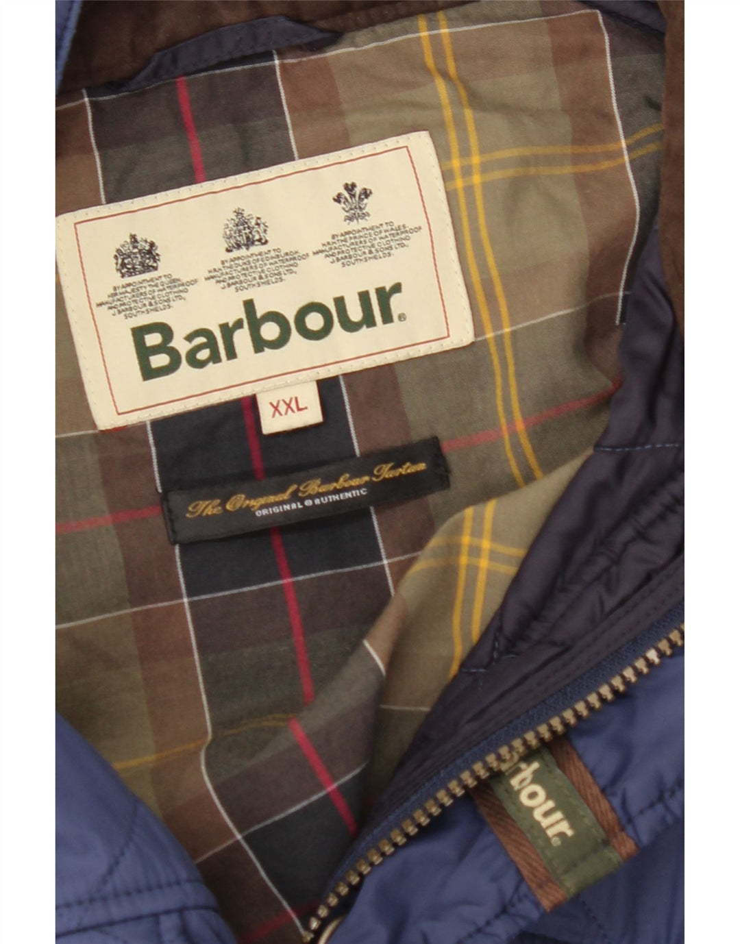 BARBOUR Herre quiltet jakke UK 44 2XL Blå