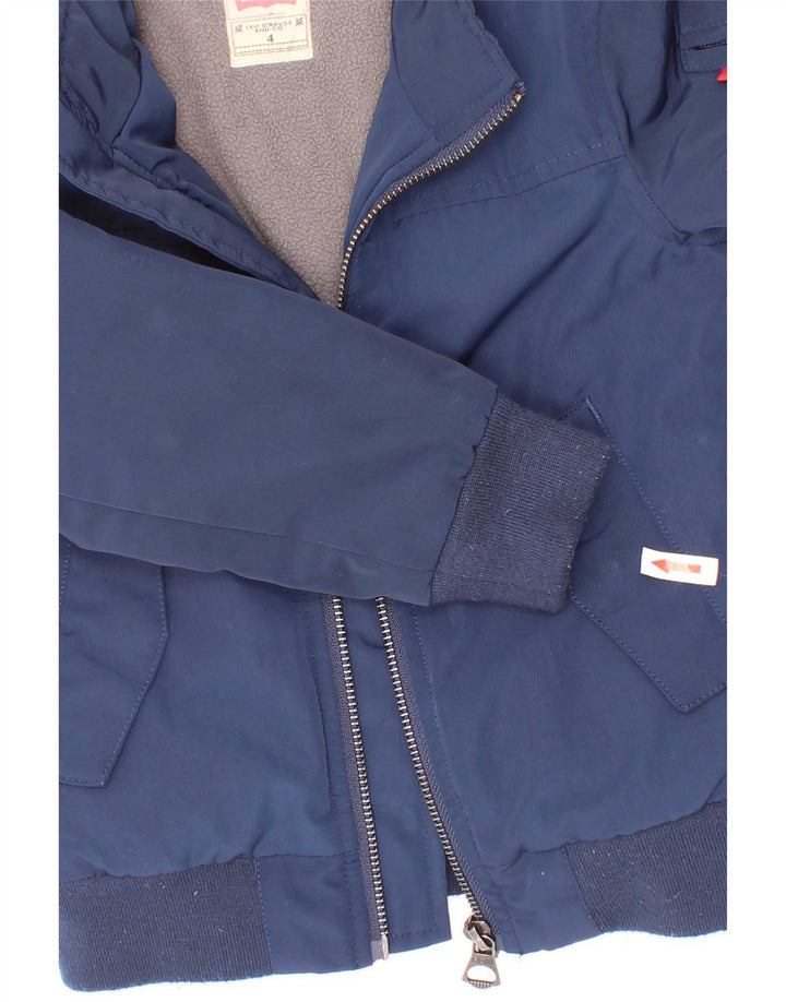 Levi's Boys Bomber Jacket 3-4 år Navy Blue Polyester