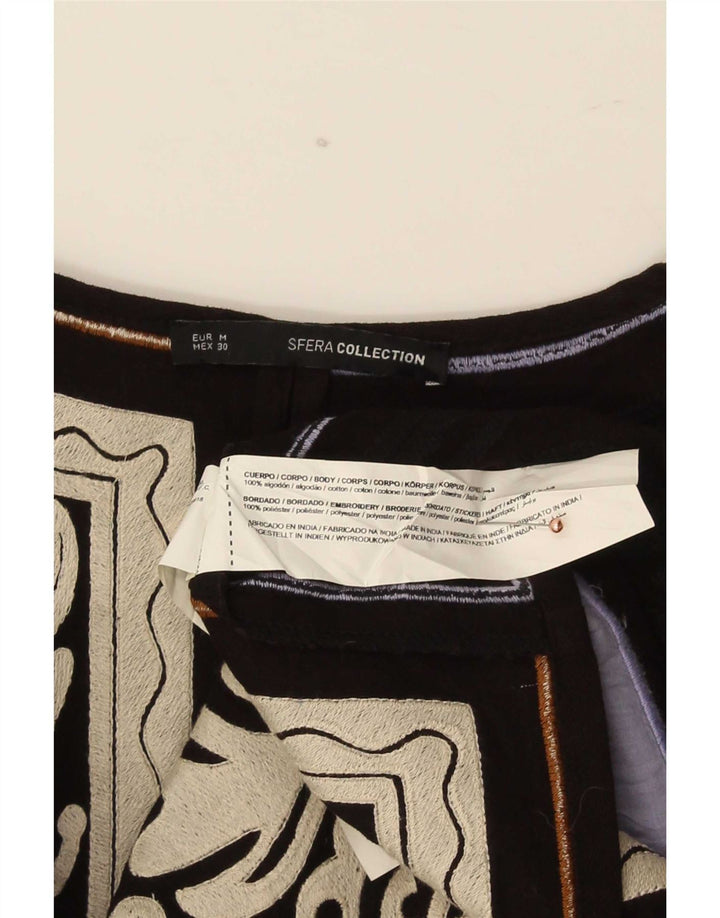 Sfera Dame Ærmeløs Shift Dress UK 14 Medium Flerfarvet Patchwork