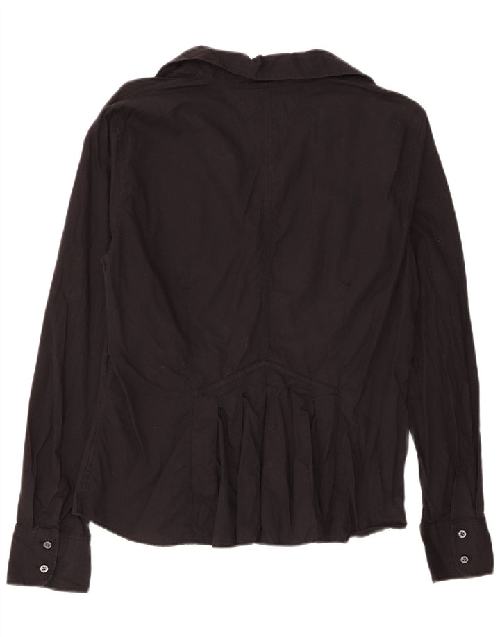 Tommy Hilfiger Dameskjorte UK 14 Stor Sort Bomuld