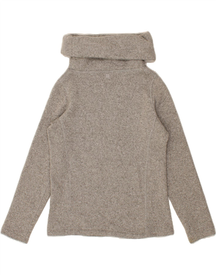 MOUNTAIN WAREHOUSE Womens Roll Neck Sweatshirt Jumper UK 10 Small Grey Vintage Mountain Warehouse and Second-Hand Mountain Warehouse from Messina Hembry 