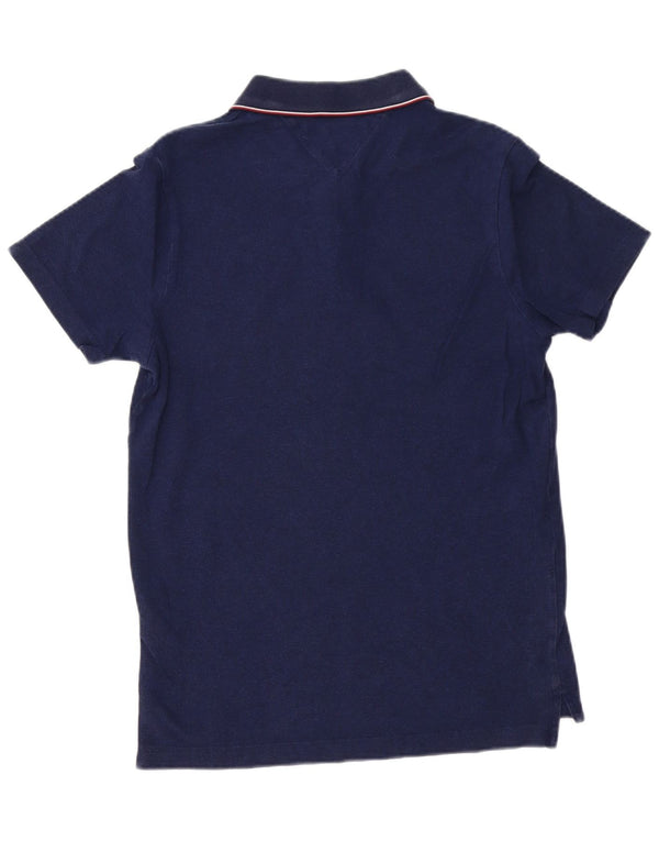 TOMMY HILFIGER Slim Fit poloshirt til mænd Medium marineblå bomuld
