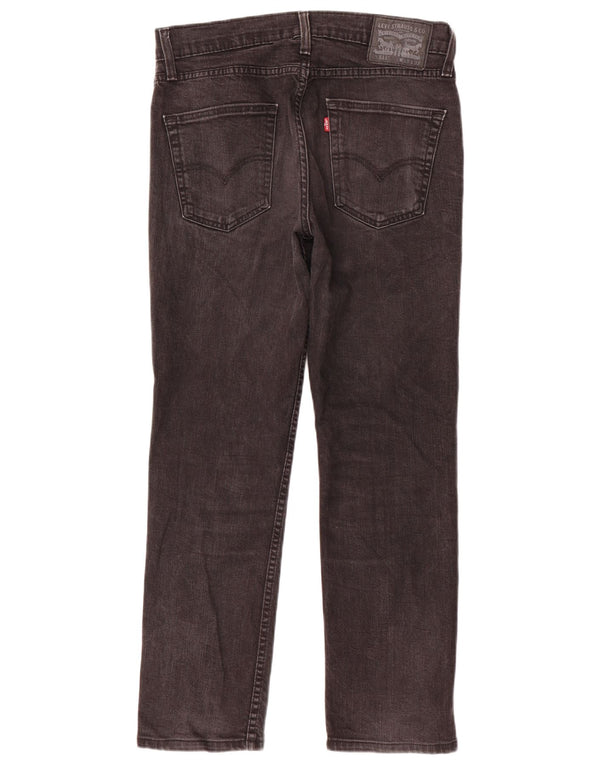 Levi's Mens 511 Slim Jeans W33 L28 Grå Bomuld