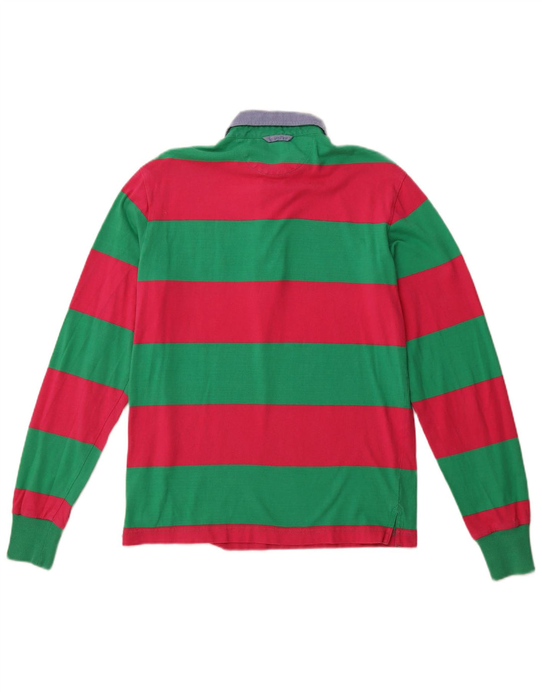 Gant Langærmet Rugby Polo Shirt Medium Grøn Stribet Bomuld