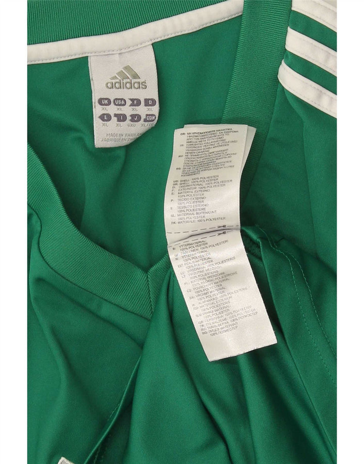 Adidas Herre T-Shirt Top XL Grøn Polyester