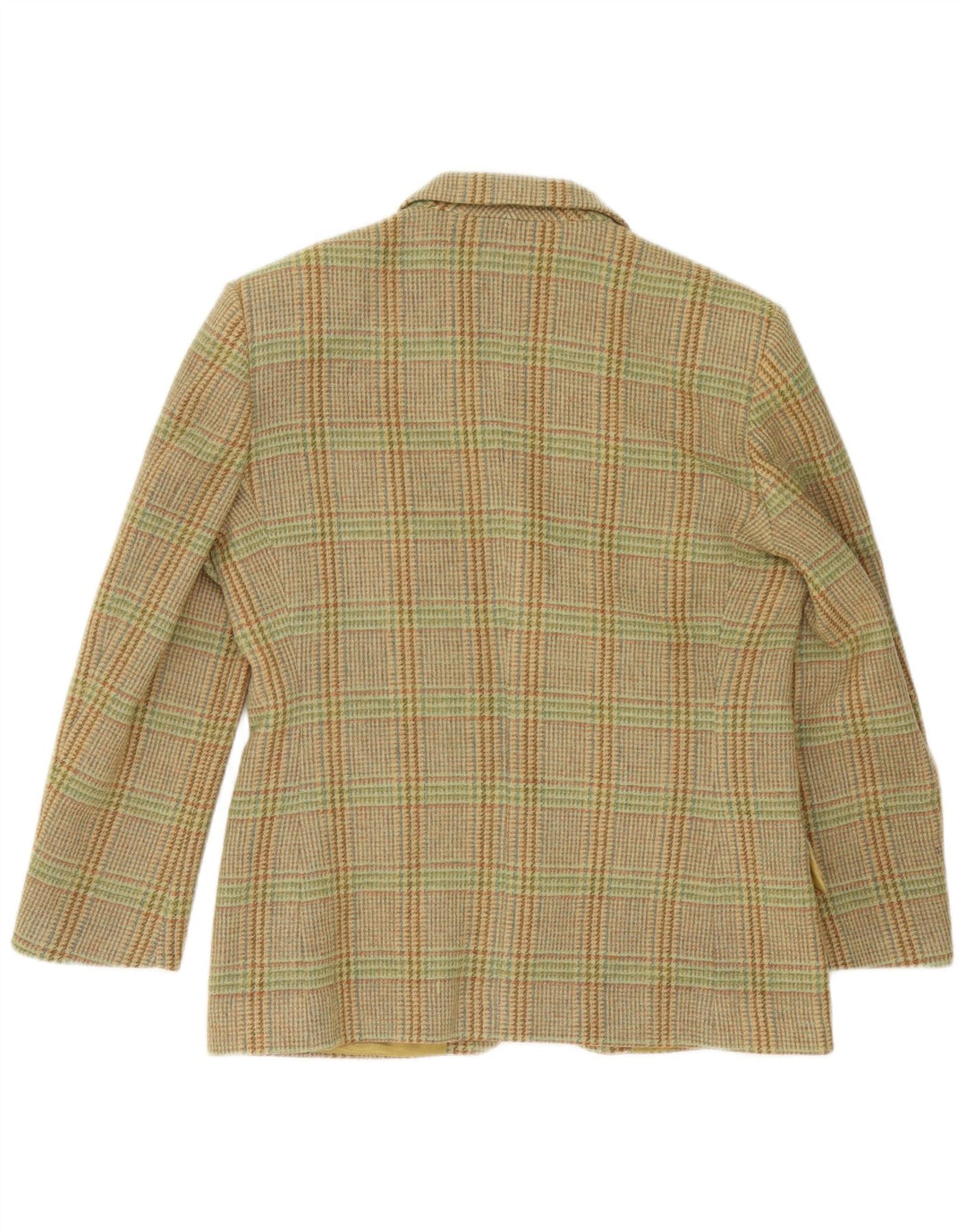 Henry Cottons Dame 3-knaps blazerjakke IT 44 Medium Green Houndstooth