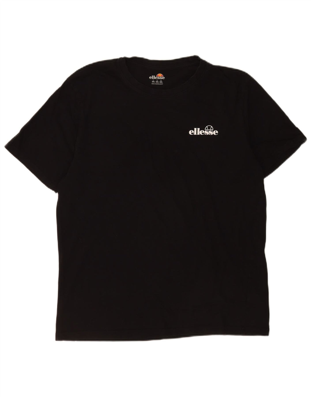 Ellesse Herre T-Shirt Top 2XL Sort Bomuld