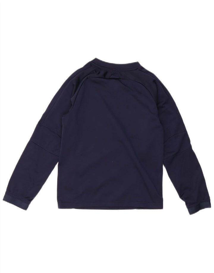 Puma Boys Top Langærmet 9-10 år Navy Blue Polyester