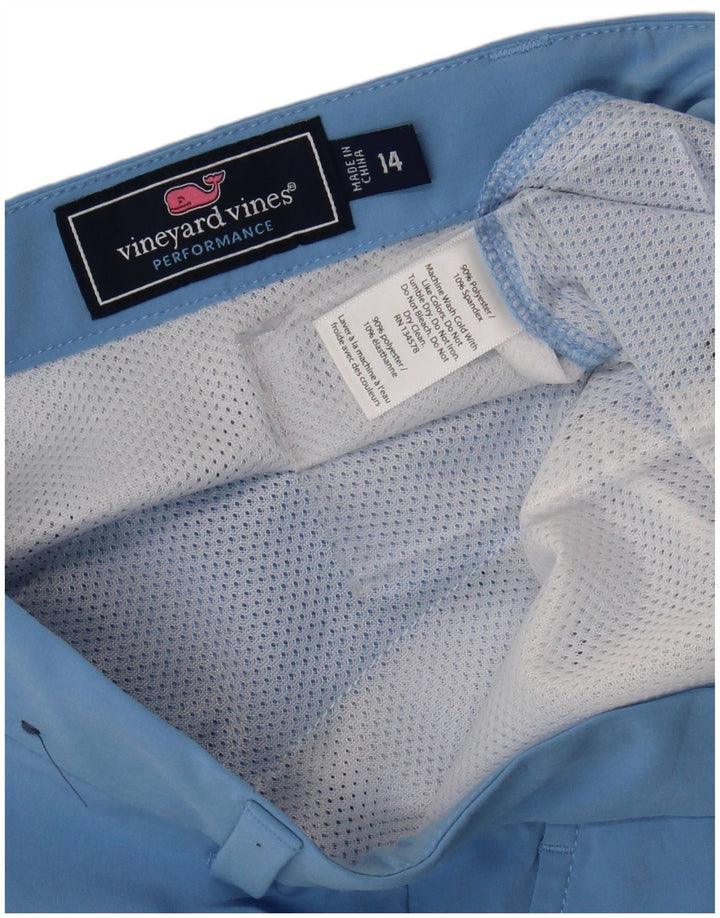 VINEYARD VINES Boys Performance Chino Shorts 13-14 år W28 Blå