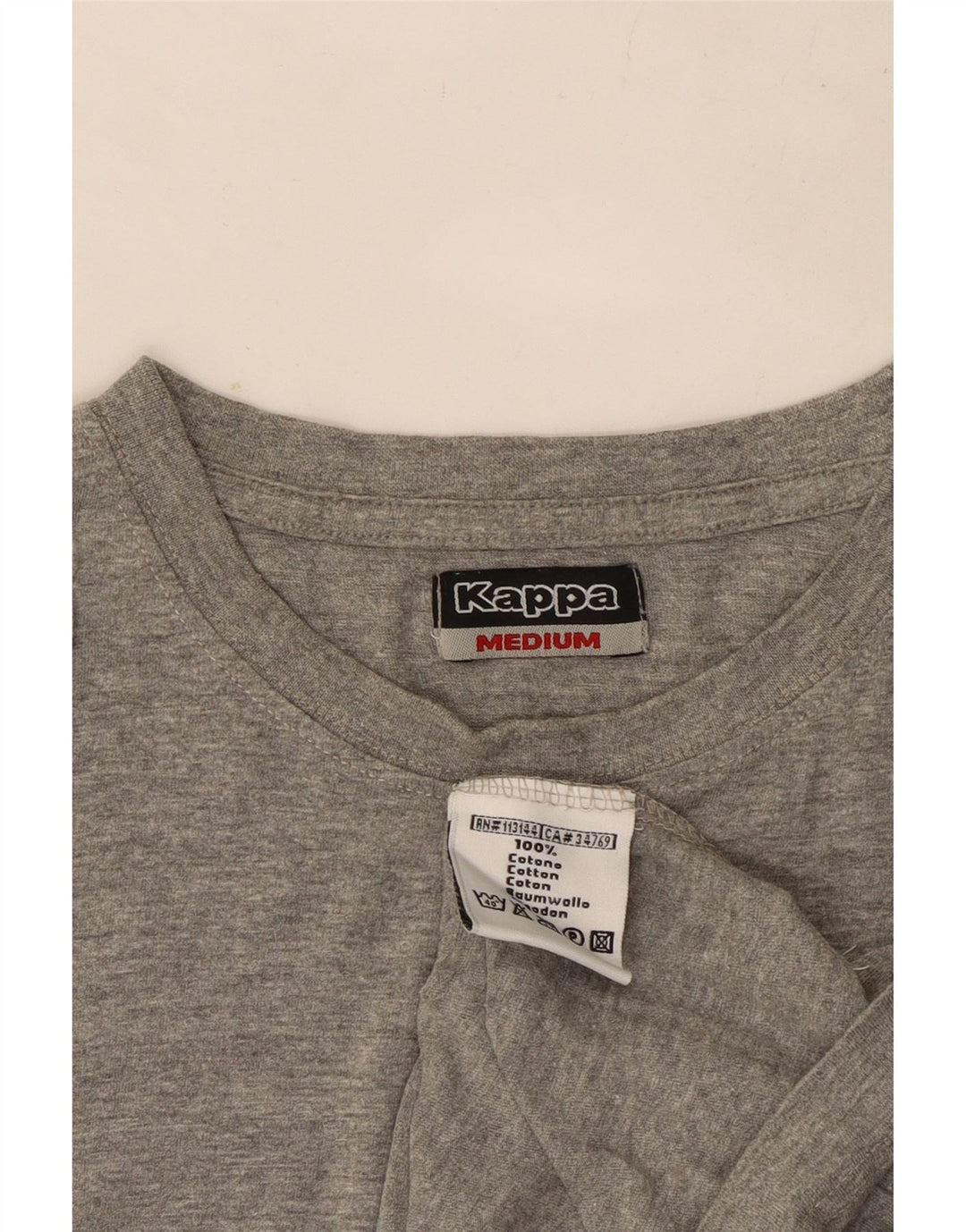 Kappa Herrevest Top Medium Grey Flecked Bomuld