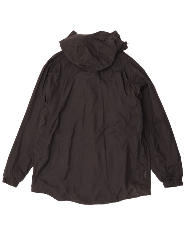 Mountain Warehouse Herre Hætte Regnjakke UK 42 XL Sort Nylon