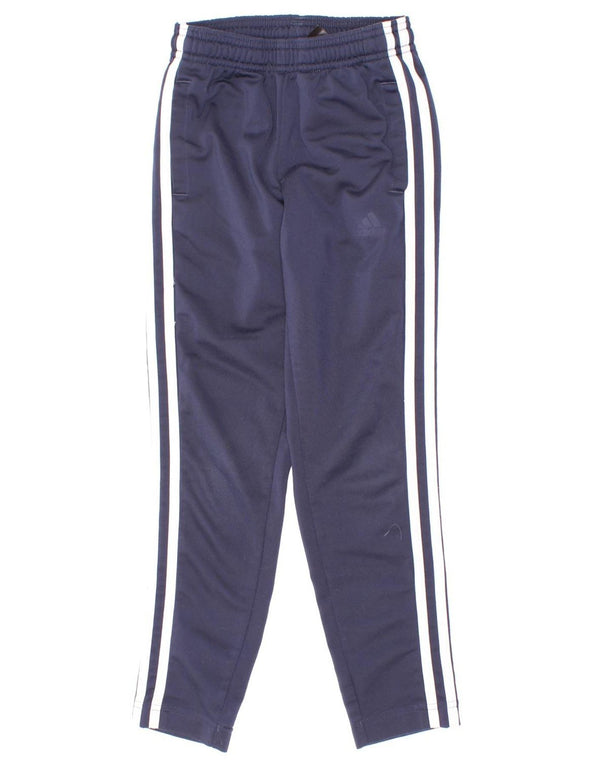 Adidas Boys Aeroready Tracksuit Bukser 7-8 år Navy Blue Polyester