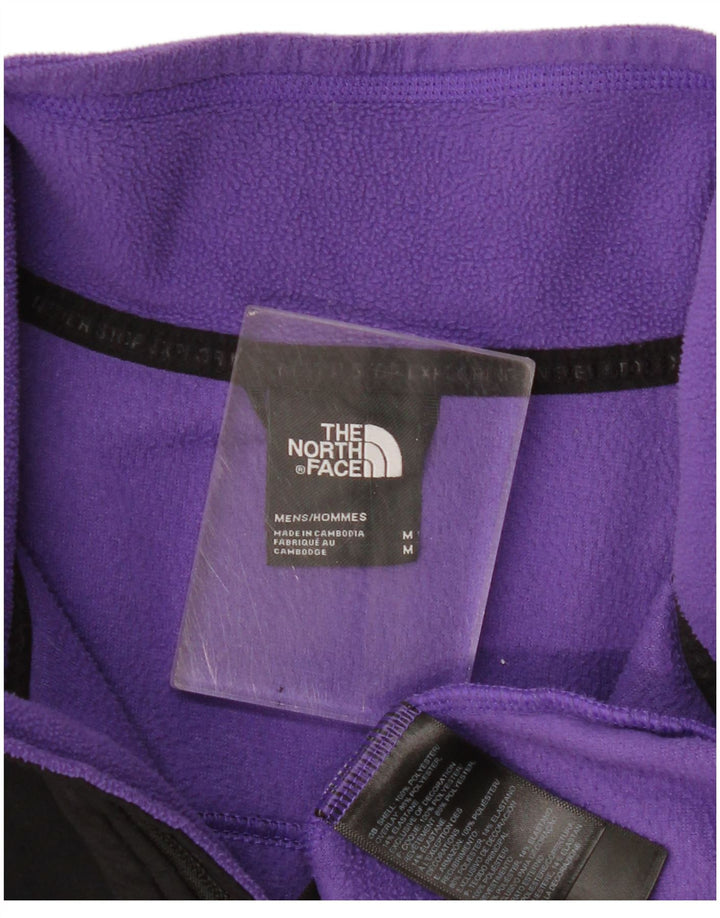 The North Face Herre Grafisk Fleece Jumper Medium Lilla Colourblock