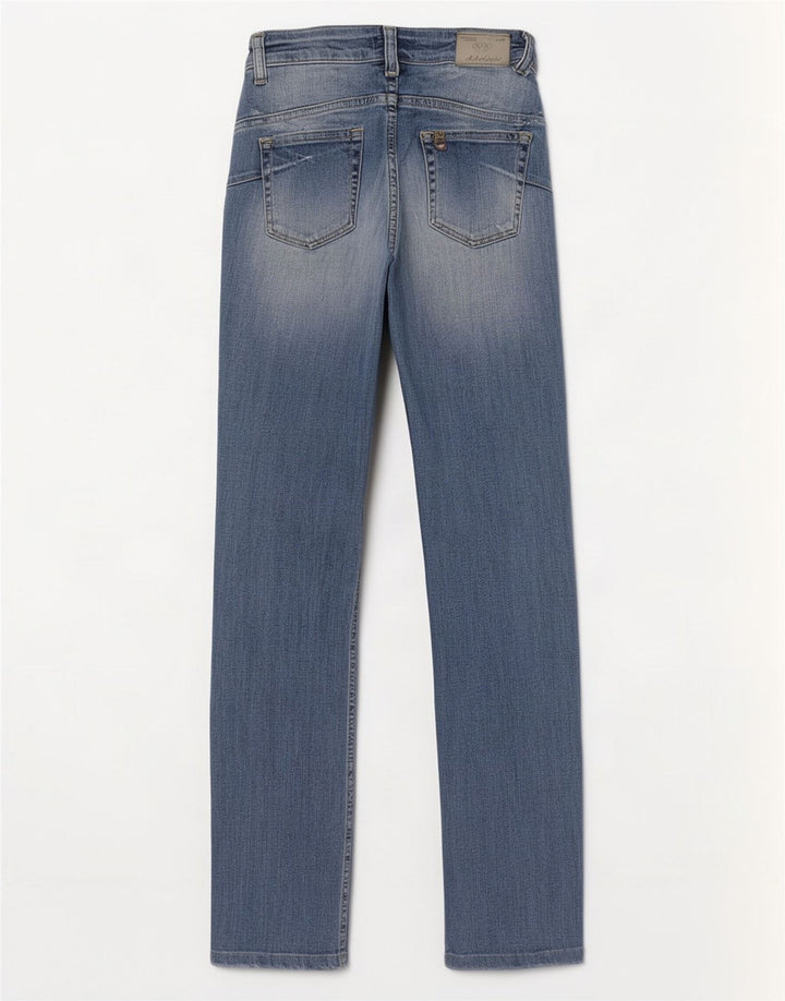 Liu Jo Dame Jeans med lav talje, W27 L30 Blå